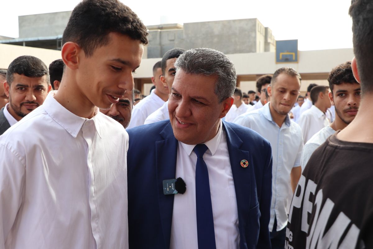 وزِير التَّربية والتَّعليم الدكتور "موسى المقريف" يتفقد اِنطلاق العام الدِّراسي 2023- 2024م - وزارة التربية والتعليم وزِير التَّربية والتَّعليم الدكتور "موسى المقريف" يتفقد اِنطلاق العام الدِّراسي 2023- 2024م