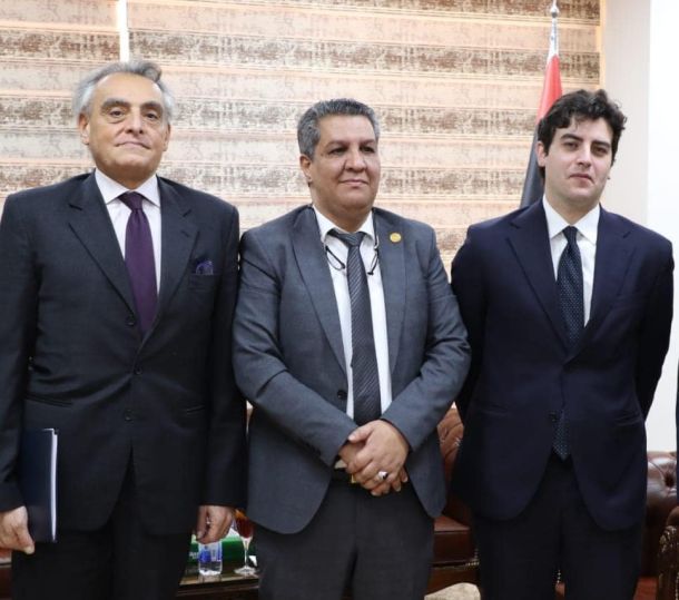 الوزير يَلتقِي برئيس وأعضاء المجلس الأعلى لقبائل ومدن فزان - وزارة التربية والتعليم الوزير يَلتقِي برئيس وأعضاء المجلس الأعلى لقبائل ومدن فزان