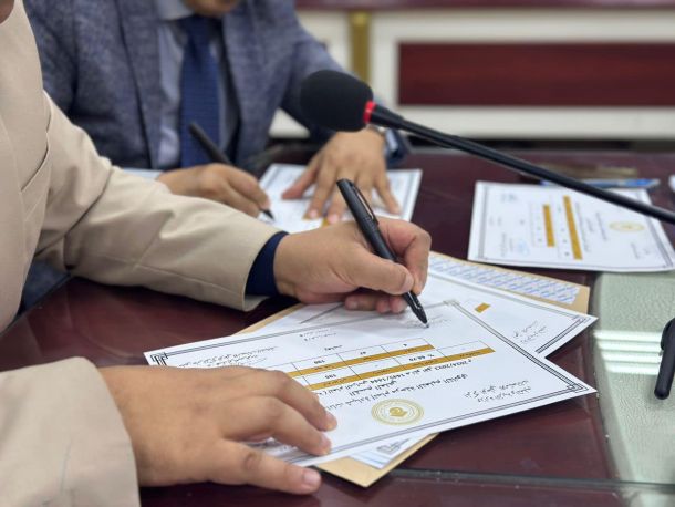 وزير التربية والتعليم يجتمع بلجنة الملاك الوظيفي بديوان الوزارة
