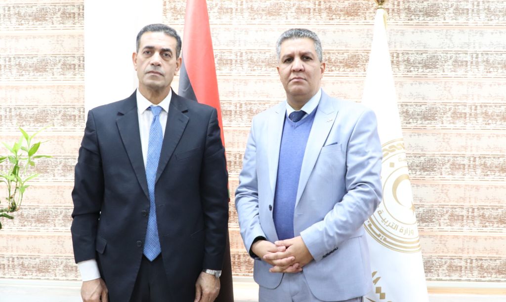 وَزير التُربية والتّعليم يُناقش مع رئيس المفوّضية الوطنية العليا للانتخابات اِستعدادات تنفيذ اِنتخابات المجالس البلدية خلال العام المُقبل