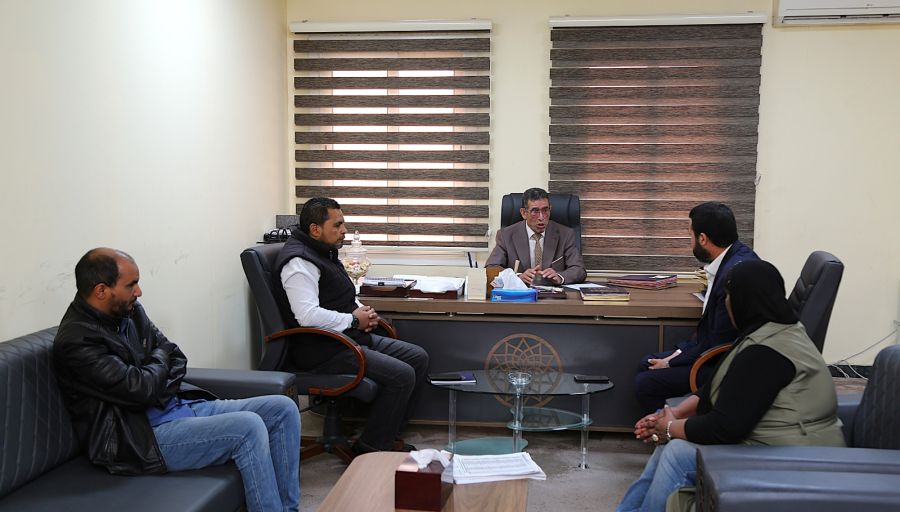 وزير التربية والتعليم رئيس اللجنة الوطنية الليبية للتّربية والثقافة والعلوم يلتقي مع وفد من منظمة اليونسكو