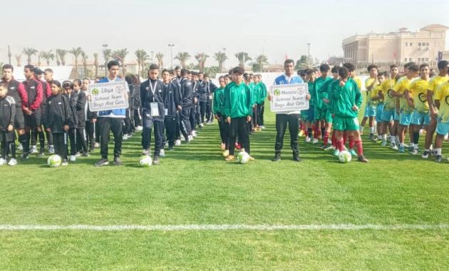 تَتوِيج "مُنتخِب مدرسة شهداء الرميلة" ممثّل ليبيا بالبُطولة الأفريقية المدرسية لِكرة القدم التّقليدية