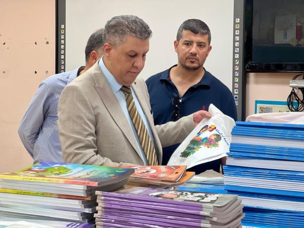 الوزير يلتقي بأعضاء اللجنة المركزية للمنتدى الأول للمواهب الطلابية بمراقبة التربية والتعليم مصراتة