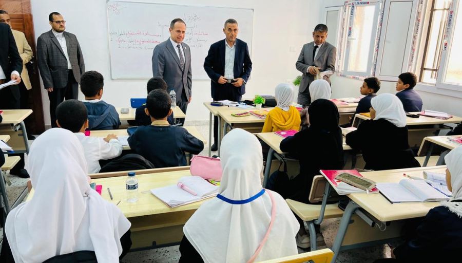 الوزير يفتتح مدرسة آفاق العِلم بمراقبة التّربية والتّعليم الماية