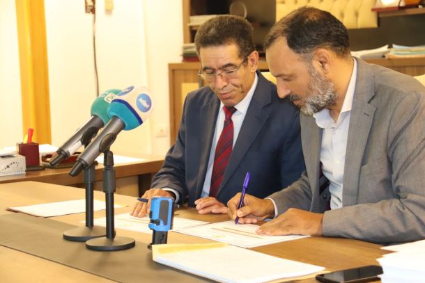 وزير التربية والتعليم يحضر احتفال مدرسة الجمهورية للتعليم الاساسي بالذكرى ال71 لاستقلال ليبيا