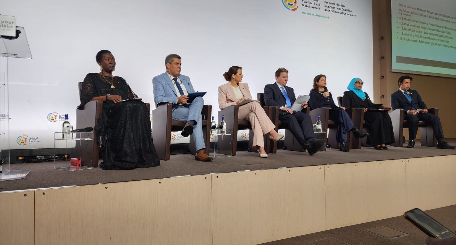 وَزير التَّربية والتَّعليم يُشارك في المؤتمر الأول للتَّحالف العالمي للوجبات المدرسِية الذي تستضيفه فرنسا