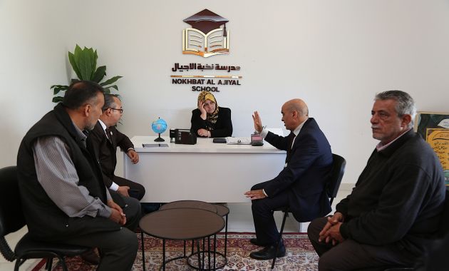مدير إدارة التعليم الخاص يتفقد سير الامتحانات بعدد من مدارس التعليم الخاص