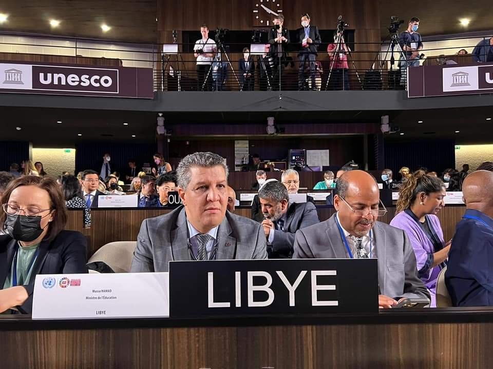 الوزير يترأَّس وفد ليبيا المُشارك في الاجتماع التّحضيري لقمّة تحويل التعليم بباريس - وزارة التربية والتعليم الوزير يترأَّس وفد ليبيا المُشارك في الاجتماع التّحضيري لقمّة تحويل التعليم بباريس