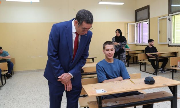 المغربي يتفقد انطلاق الامتحانات النهائية لشهادة إتمام مرحلة التعليم الثانوي (التعليم الديني)