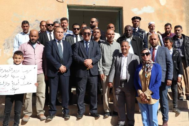 الوزير يَلتقِي برئيس وأعضاء المجلس الأعلى لقبائل ومدن فزان