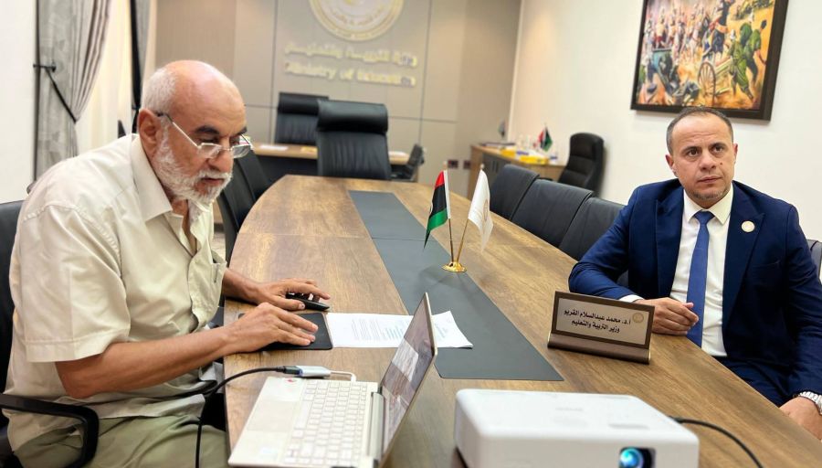 وزير التربية والتعليم يلتقي مسؤولي شركة "السارية" لتقنية المعلومات ويبحث آليات تطوير البيئة الرقمية بالمؤسسات التعليمية - وزارة التربية والتعليم وزير التربية والتعليم يلتقي مسؤولي شركة "السارية" لتقنية المعلومات ويبحث آليات تطوير البيئة الرقمية بالمؤسسات التعليمية