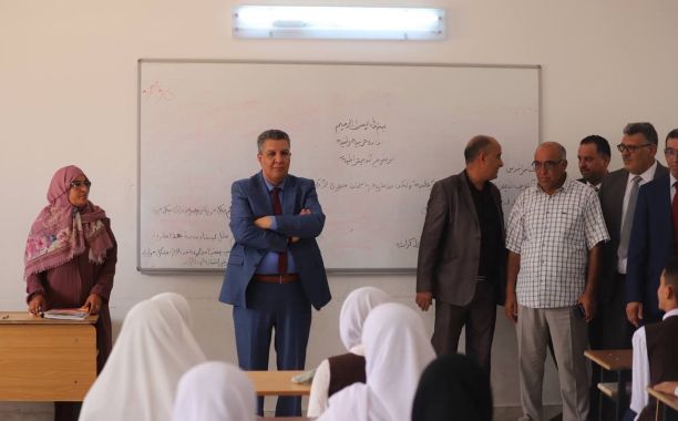 الوزير يشهد اِجتماع مصلحة التّفتيش والتّوجيه التّربوي الدّوري بِمديري فروع الوحدات المكانية للمصلحة.