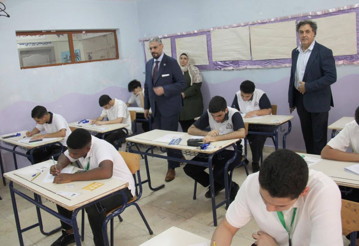 انطلاق امتحانات شهادتي إتمام مرحلتي التعليم الأساسي والثانوي بالمدارس الليبية الليبية بالخارج