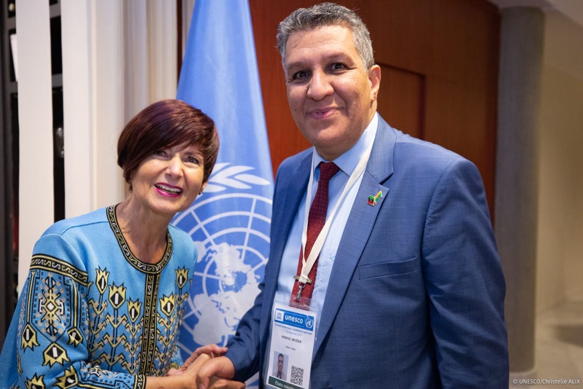 اِنتخاب دولة ليبيا نائب رئيس الدورة الثانية والأربعون للمؤتمر العام لِمنظمة اليونسكو - وزارة التربية والتعليم اِنتخاب دولة ليبيا نائب رئيس الدورة الثانية والأربعون للمؤتمر العام لِمنظمة اليونسكو