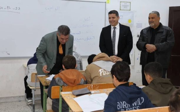 الوزير يفتتح مدرستَي العجيلات الثانوية وحلفاية الشمالية ببلدية العجيلات