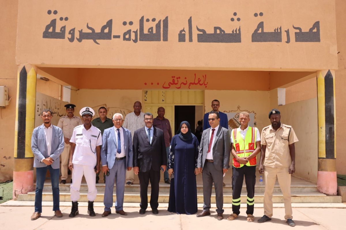 أعضاء اللجنة العليا يتفقدون سير امتحانات الشهادة الثانوية بالمنطقة الجنوبية